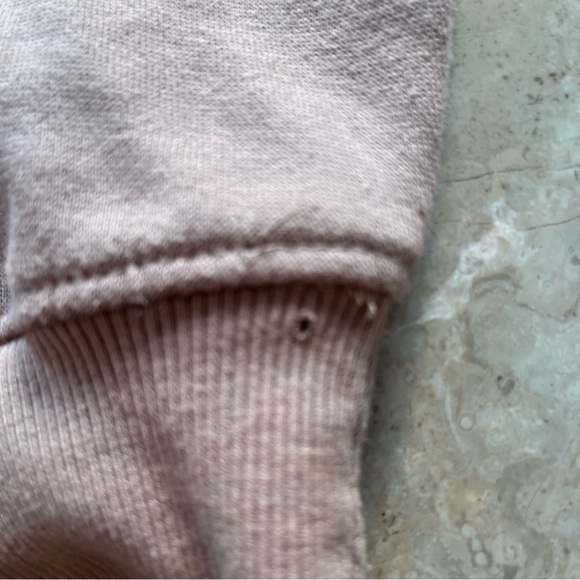 J.O&CO tan color crop top raw hem size medium - Picture 3 of 9